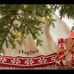 Pottery Barn Kids Fair Isle Tree Skirt NWT Pottery Barn Kids Fair Isle Tree Skirt NWT